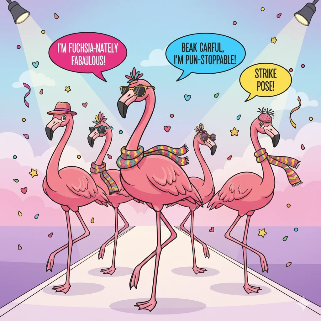 Flamingo Puns