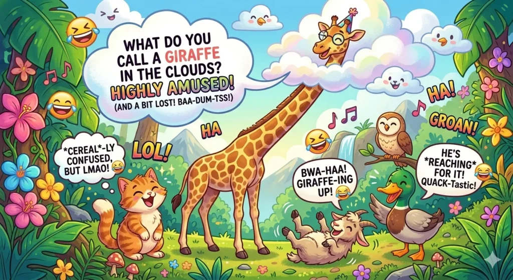 Giraffe Puns