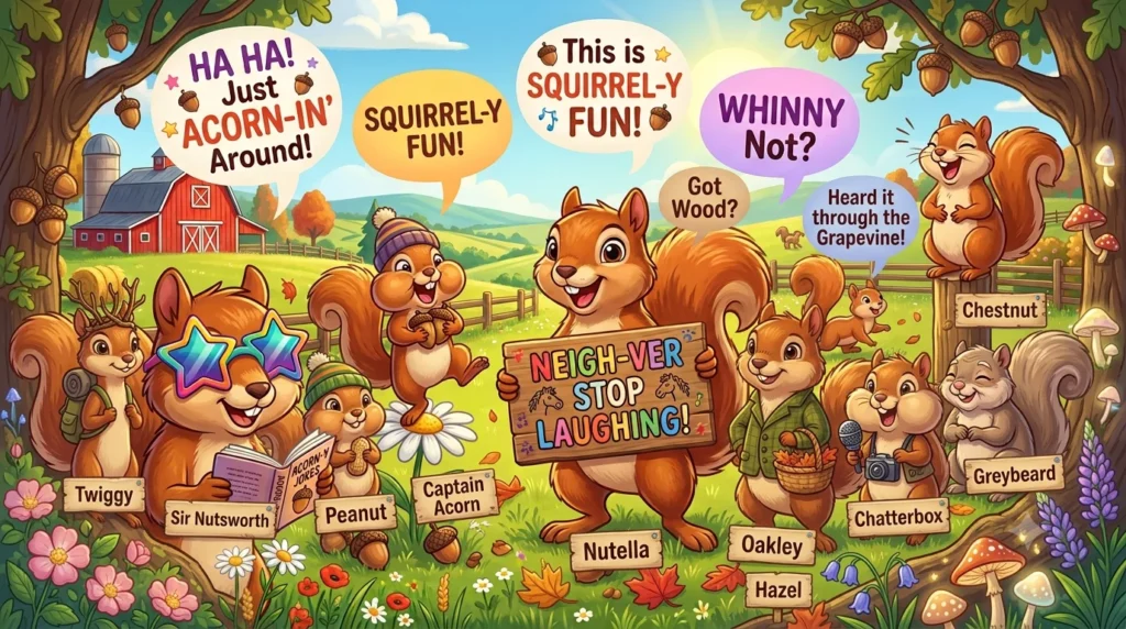 Squirrel Puns