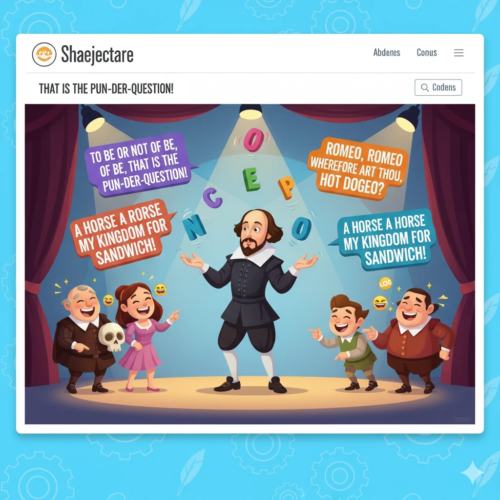 puns were used by shakespeare