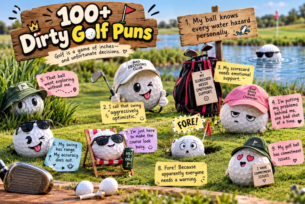dirty golf puns