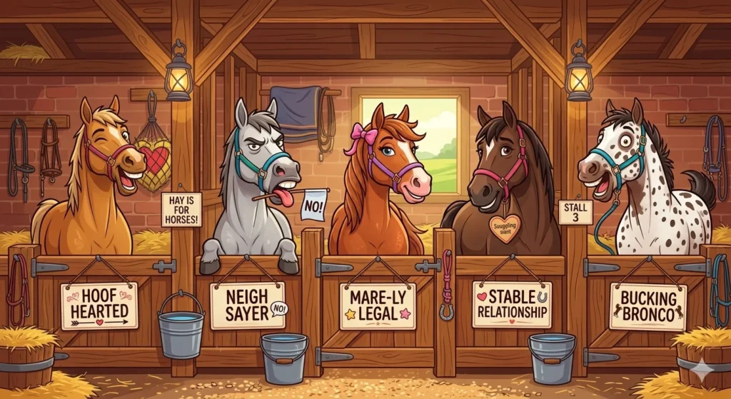 dirty horse names puns