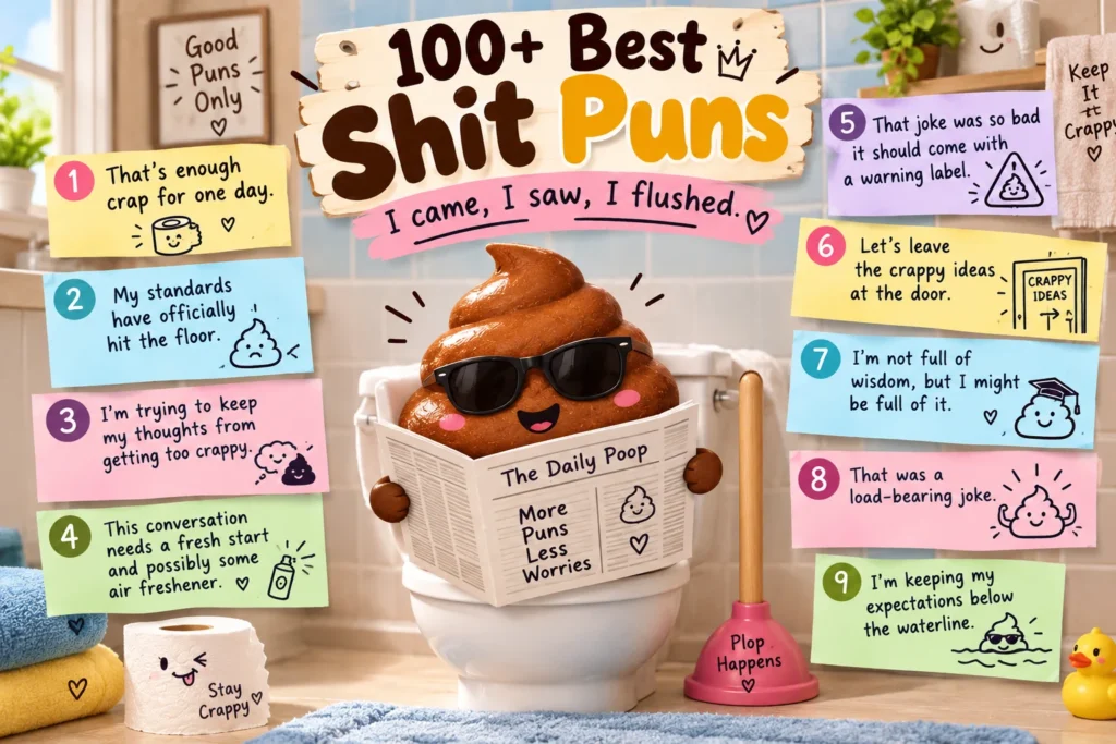 shit puns