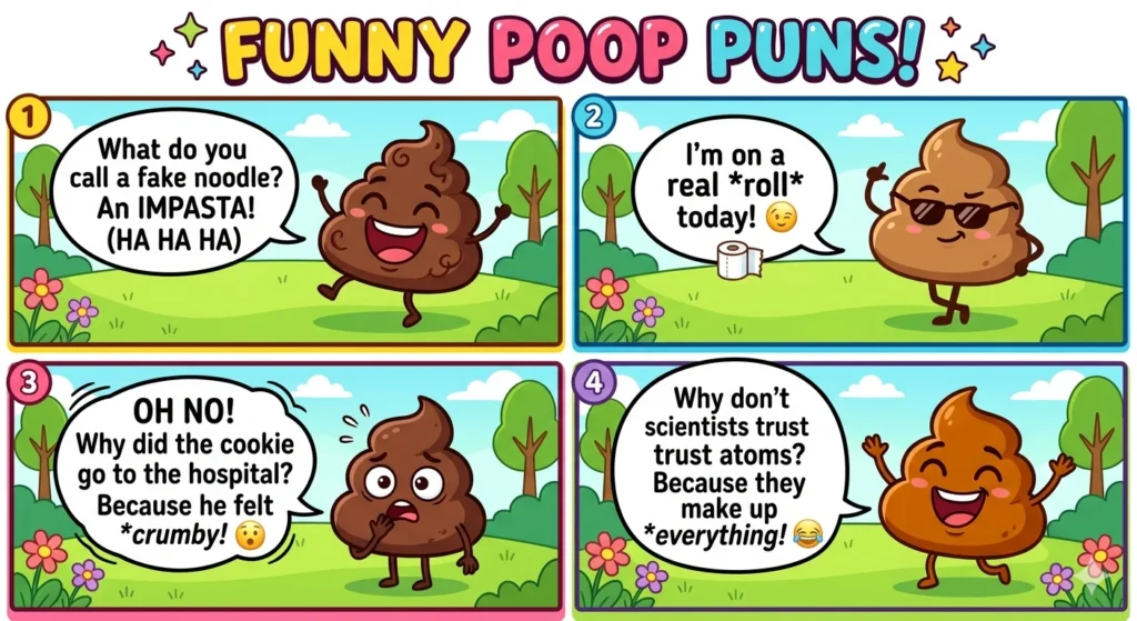 poop puns
