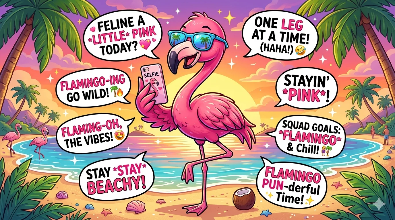 Flamingo Puns