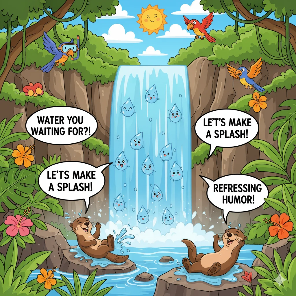 Waterfall Puns