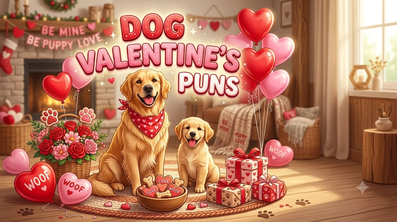 Dog Valentine’s Puns