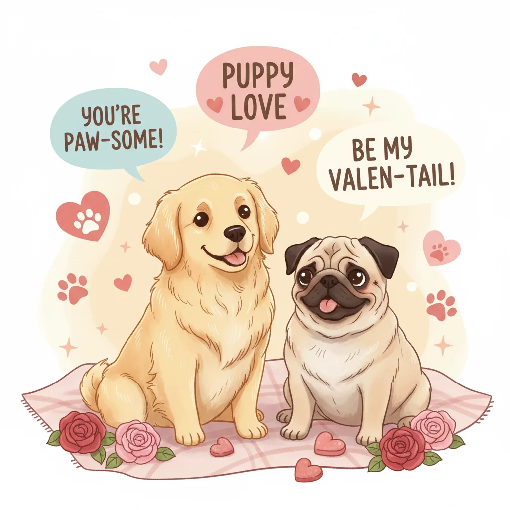 Dog Valentine’s Puns