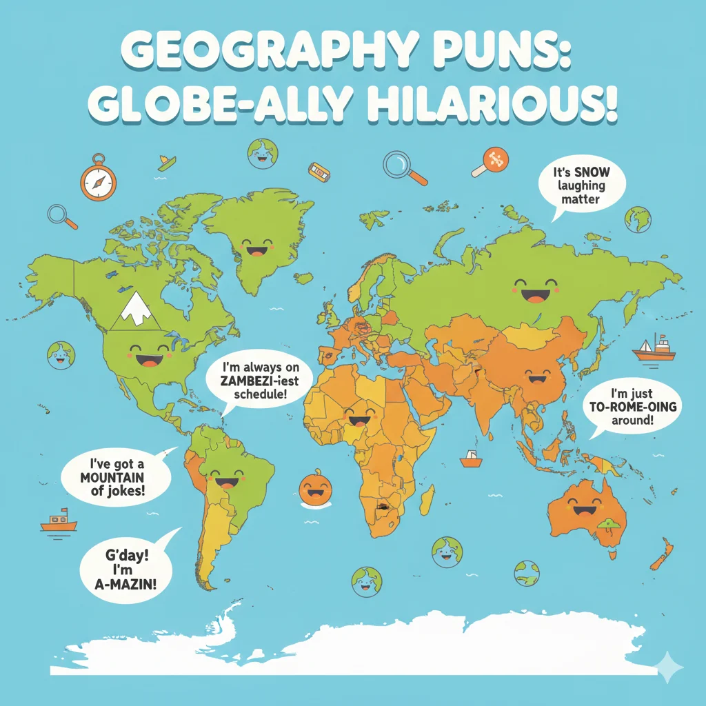 geography puns