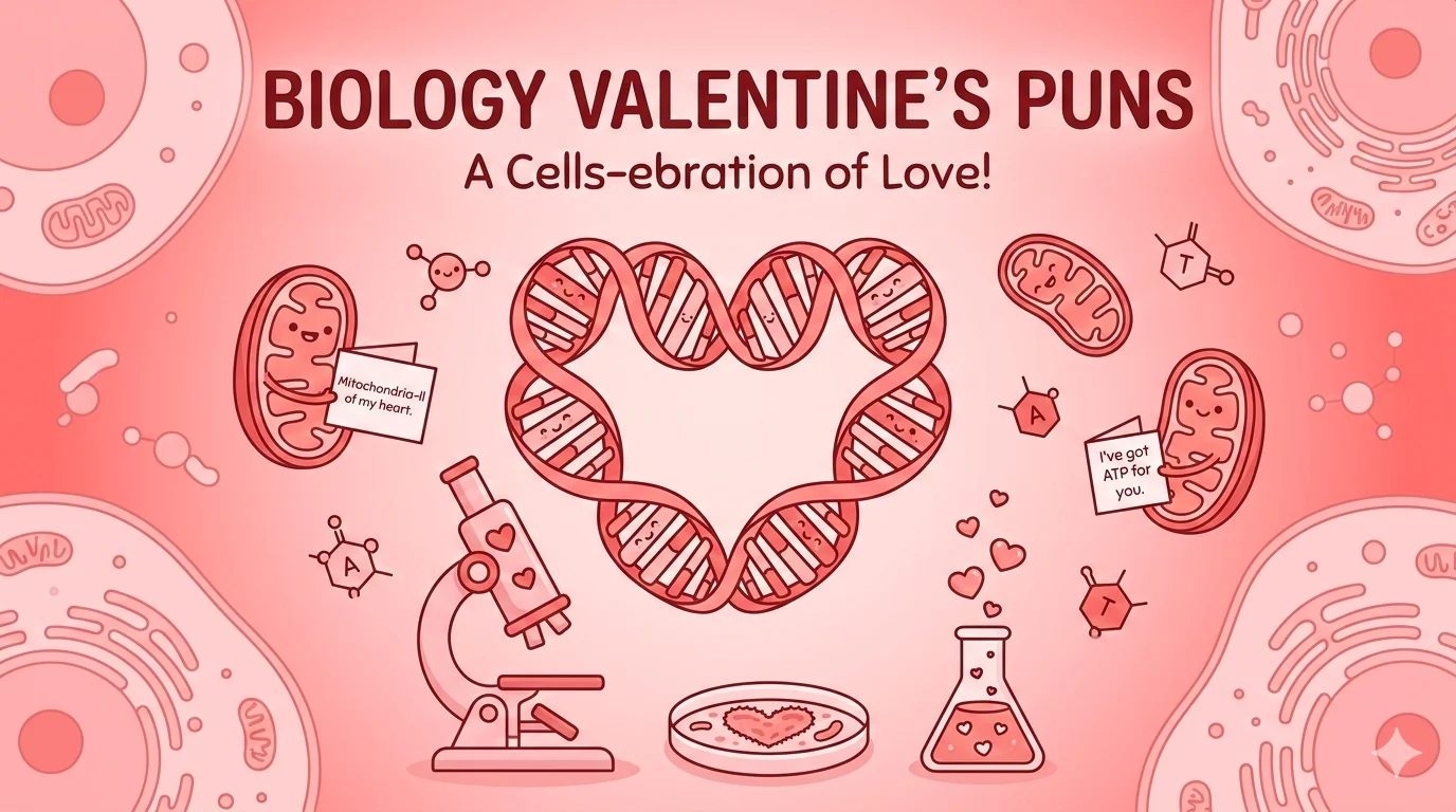 biology valentines puns