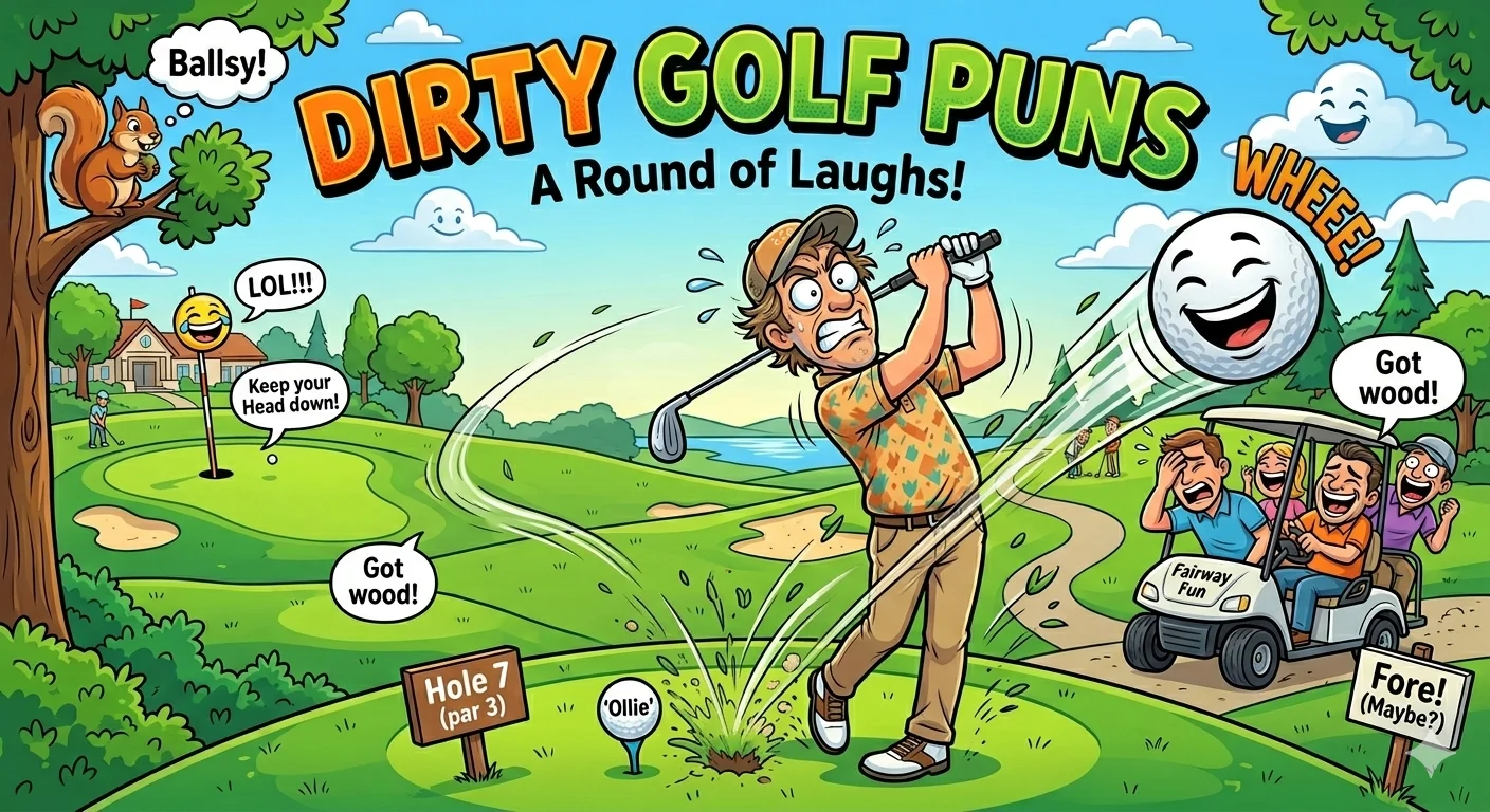 dirty golf puns